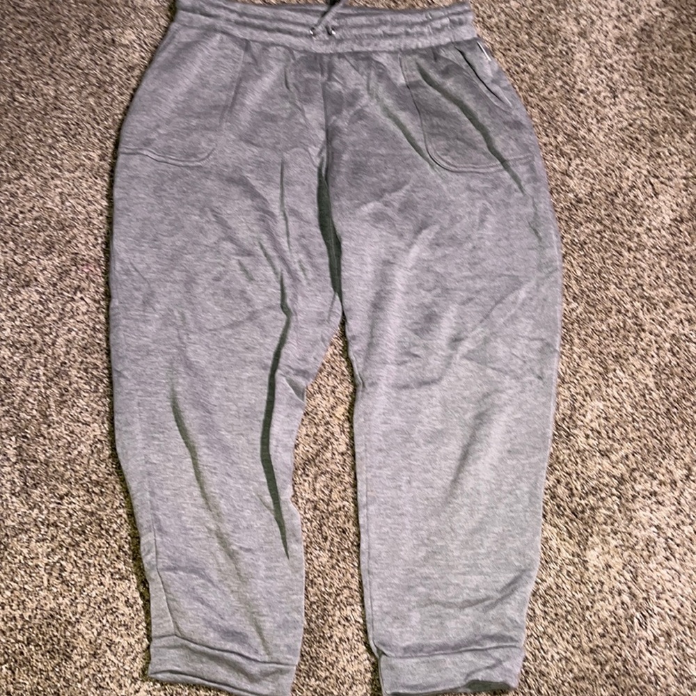 Plain grey super soft jogger sweatpants